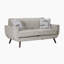 Ensemble de salon 3 pièces en microfibre Dmitri Mid-Century Modern-577974692