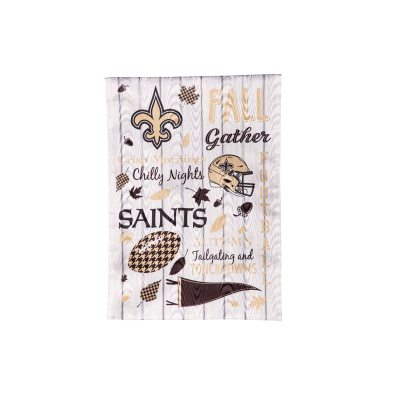 Double face 18 H x 12,5 l, NFL New Orleans Saints
