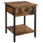 Nedra 40cm W Manufactured Wood Bedside Table-415640787