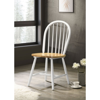 Ilka Wood Dining Side Chair White