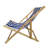 Dark Blue Populus Wood Sling Chair For Poolside - Outdoor Chair, 23.78 In. Width, 33.45 Height, 25.2 Package 220 Lbs Limit Folding In Made Of Wood, Weight