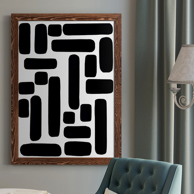«Gaynell Shuffle IV», reproduction d'un seul cadre photo sur toile, H 37,5 po x l 27,5 po, Pas de tapis