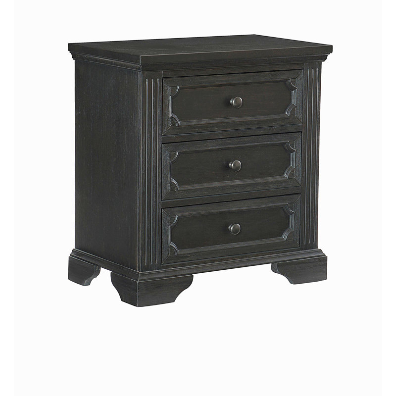 Table de chevet à 3 tiroirs 1pc
