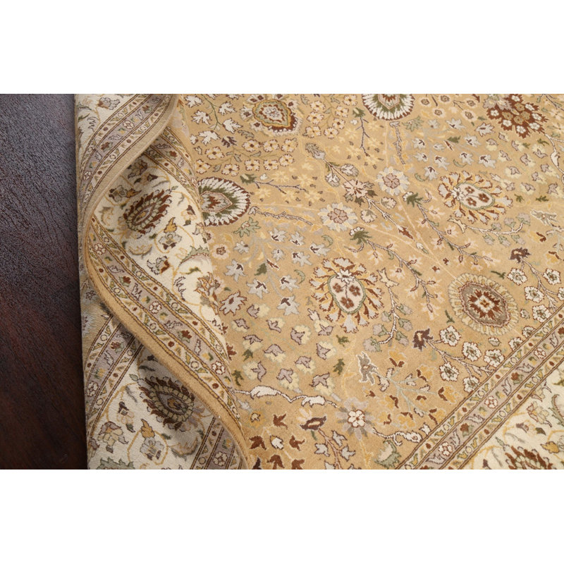 One-of-a-Kind 8'0" X 10'0" New Age Area Rug in Gold