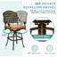 Patio Dining Set with Round Table , Cushions Included-339985542