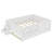 Full Size Bed with Built-in Bookshelves, Small Staircase, High-Quality Safety Rails & Trundle, White-373334173-373334174