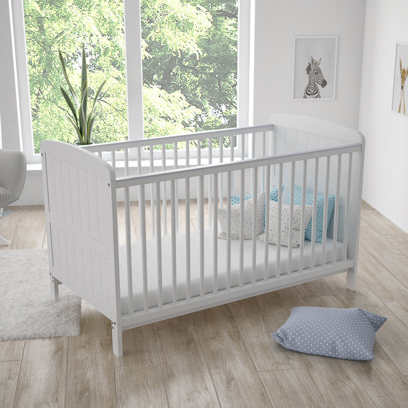 Crow 3 Cot Bed, White