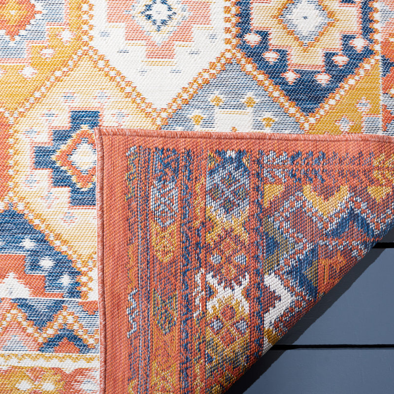 Molena Sunrise Geometric Indoor/Outdoor Area Rug, Rectangle 5'3" x 7'7"