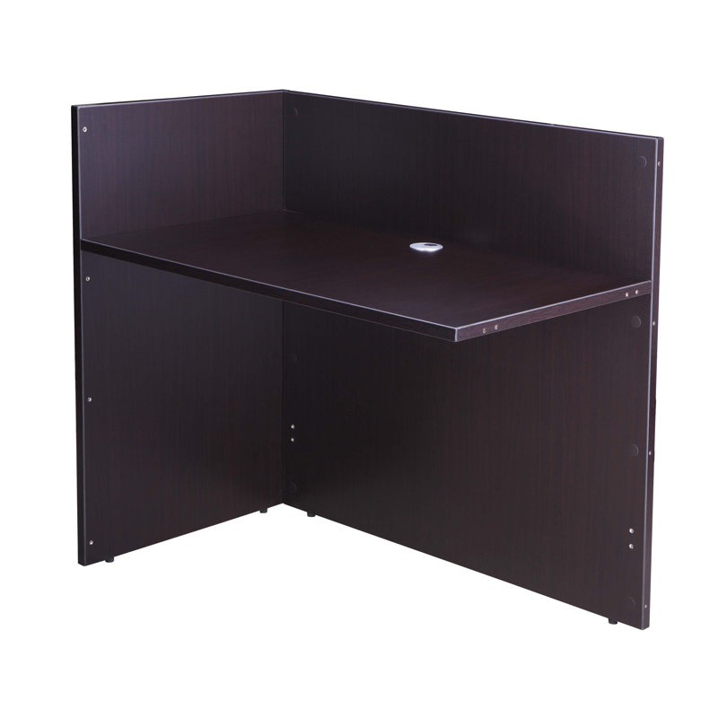 Case Goods 29" H x 42" W Reversible Desk Return, Mocha