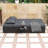 Wicker Rattan 2 Reclining Sunbeds with Adjustable Backrests and Convenient Side Trays-2214282-2214272