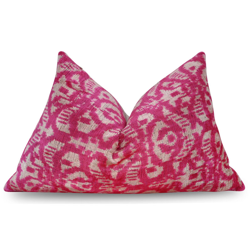 Geometric Throw Pillow, 16" x 24", Rectangular