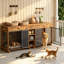 Grand meuble cage en bois pour chien, armoire multifonctionnelle avec rangement pour animaux