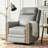 Regazzi Top Grain Leather Swivel Power Recliner-1090504694
