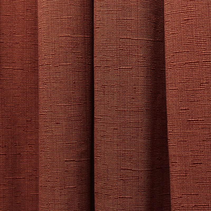 Nicole Miller New York Sawyer Cotton Blend Grommet Top Light Filtering Curtain Panels, Red, 52" W x 84" L