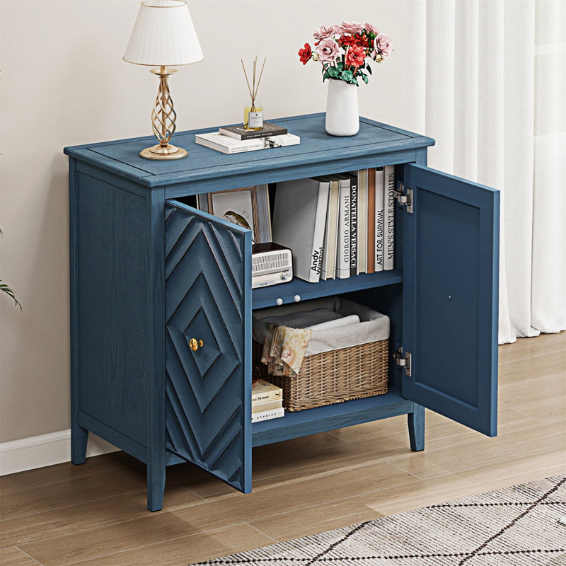 Armoire de rangement sans poignée avec porte magnétique