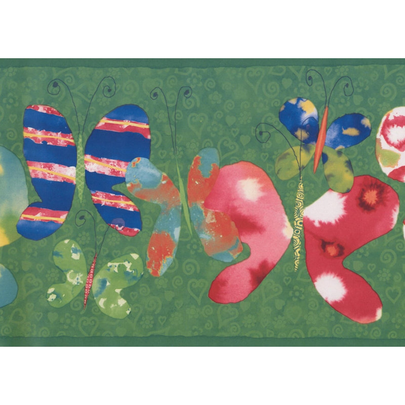 Bordure de papier peint Janousek, Sauge vert