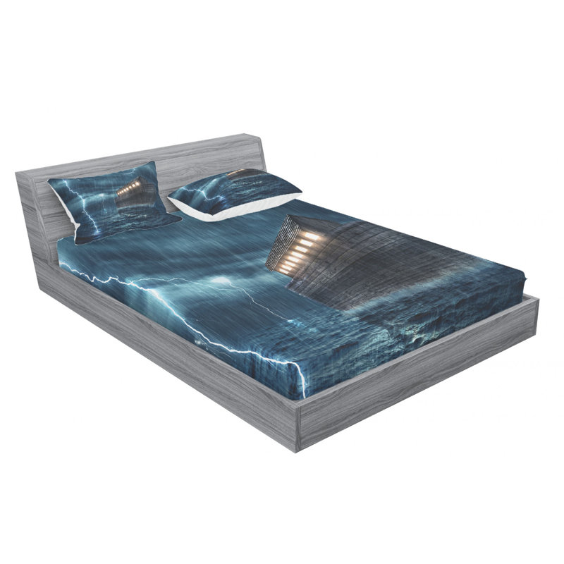 Microfiber Sheet Set, Full Sheet Set with Fitted Sheet