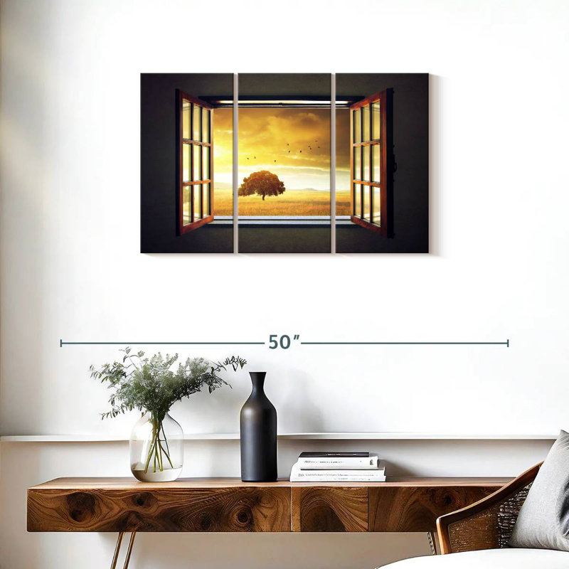 Harnek Lonely Tree Outside The Window, 20" H x 33" W