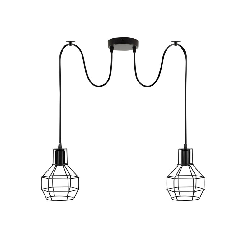 Cotillard 2 - Light Cluster Pendant, Black