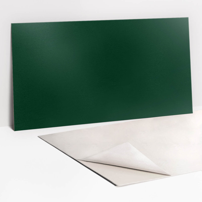Tailynn 50cm x 100cm PVC Singular Tile, Green