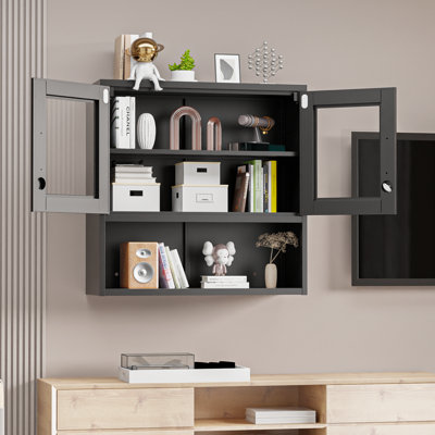 Steel Tool Storage Cabinet Black Hanging Cabinet