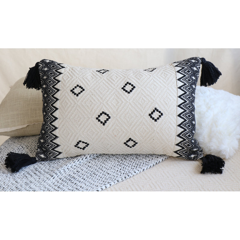 Housse de coussin Boho, 12 po x 20 po