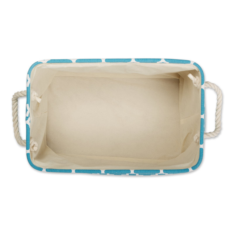 Panier en treillis, H 12 po x l 10 po x P 16 po, Bleu tempête