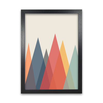 Portrait Mountain Abstract Original - Print