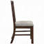 Chaise d'appoint Pacaline (ensemble de 2)