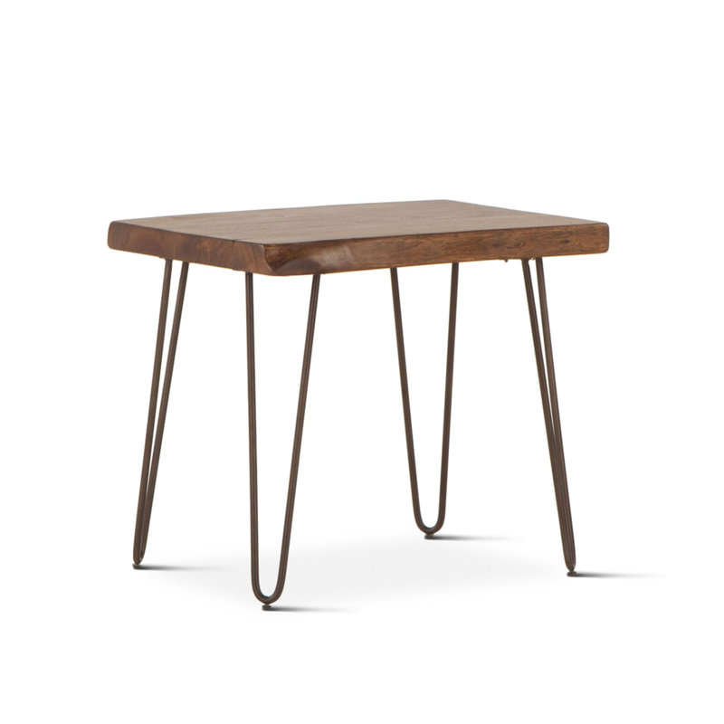 Grandby Solid Wood End Table, Walnut
