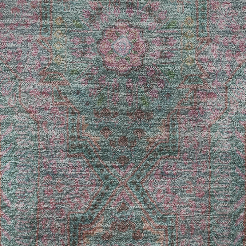 Premium Machine Washable Tara AMF1923 Panels Rug, Rectangle 8' x 10'
