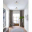 Plafonnier semi-encastré en cristal 3 lumières Transitional-1963838288