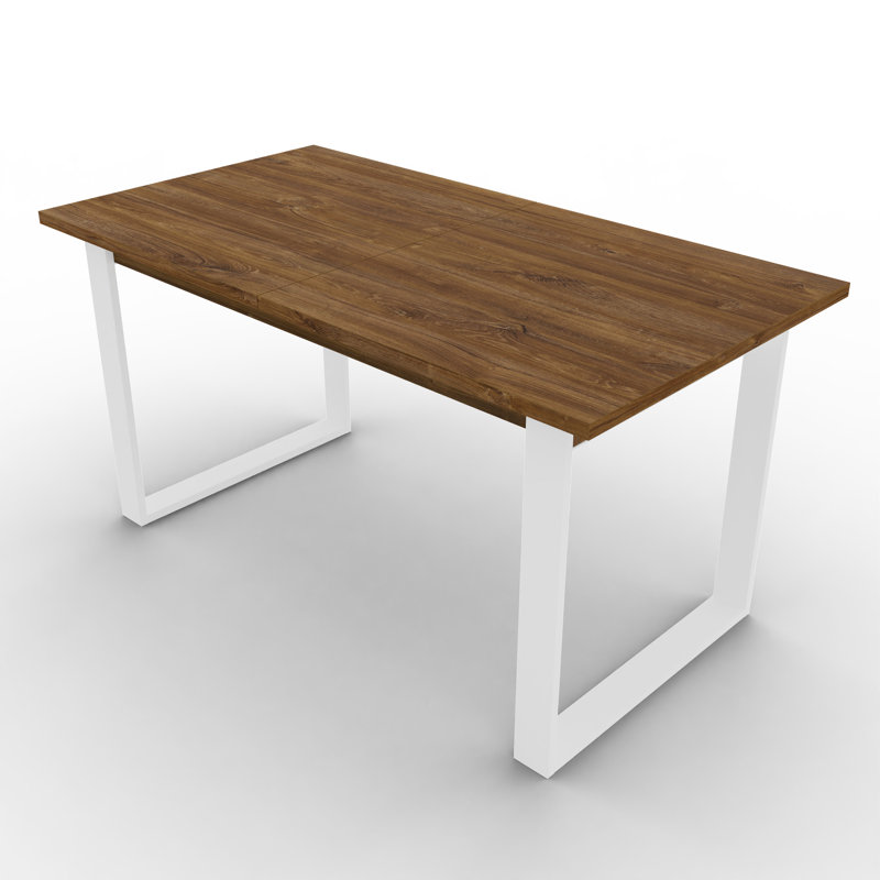 Manija 150cm Folding Table, Stirling Oak/White