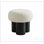 Tabouret champignon W80171, coussin moelleux grieg, tuyau en PVC tonneau en bois