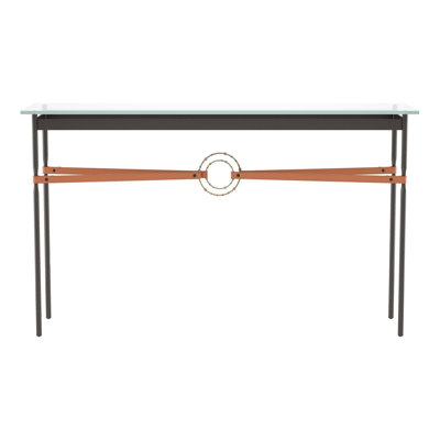 54 in. Glass Console Table