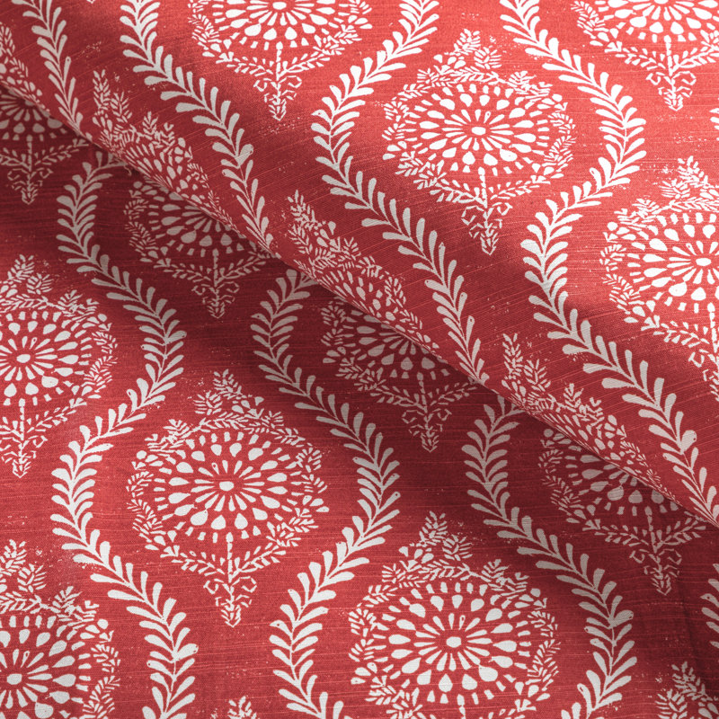 Manoir Marindol Print Fabric, Red