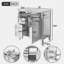 Meuble-lavabo de salle de bain 30 po avec lavabo supérieur, meuble-lavabo moderne avec 2 tiroirs et tiroir basculant, meuble-lavabo simple