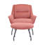 Caicedo Fabric Upholstered Accent Chair with Ottoman-819433025