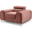 Fauteuil d'appoint moderne Laurence - Prune-1092169578
