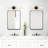 Modern Bathroom Sconces Wall Lighting With Clear Glass Shades, 2-Light Vanity Fixture For Mirror, Living Room, Hallway, E26 Base Compatible-1500869633-1500869632
