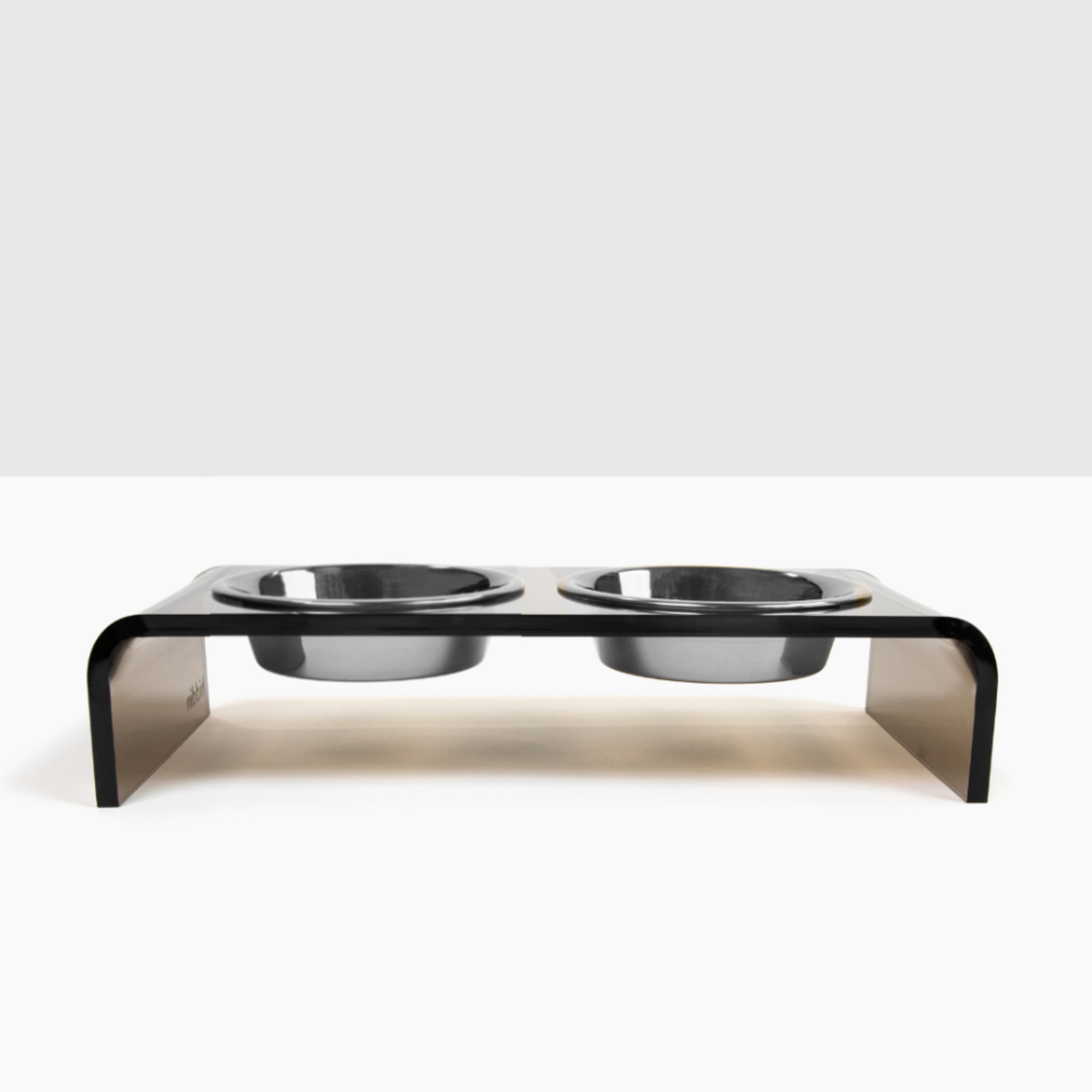 Hiddin Small Bronze Double Bowl Elevated Pet Feeder & Reviews | Wayfair