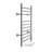Infinity Electrical Wall-Mounted Towel Warmer, Brushed, 10 Bars