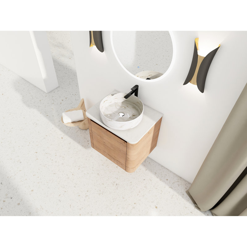 Meuble-lavabo mural Chanson