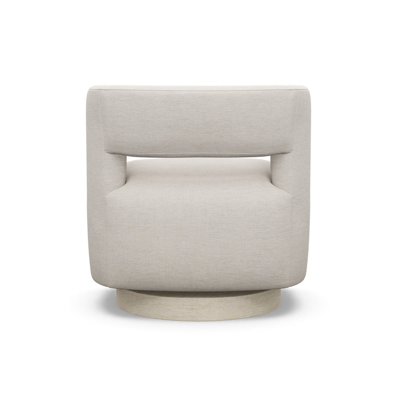 Crystle Swivel Barrel Chair, Sandstone, 8938-70