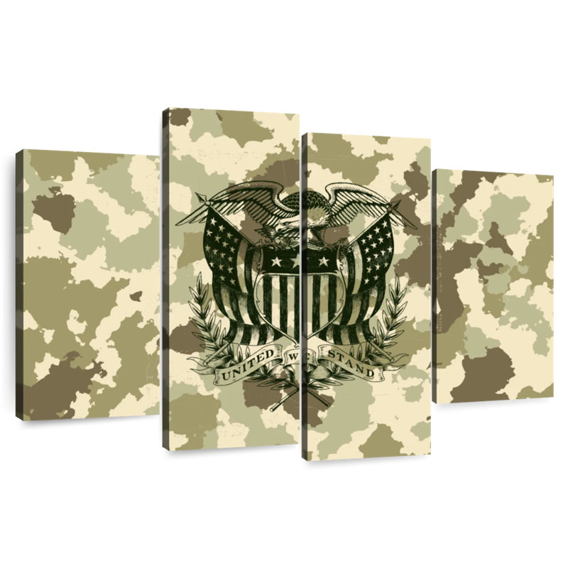 Lelar American Eagle Camouflage, 22" H x 36" W