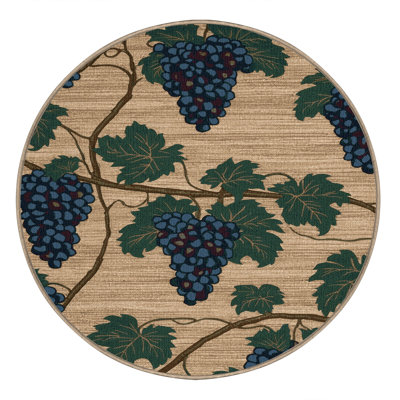  Tapis lavable raisin Muscadine