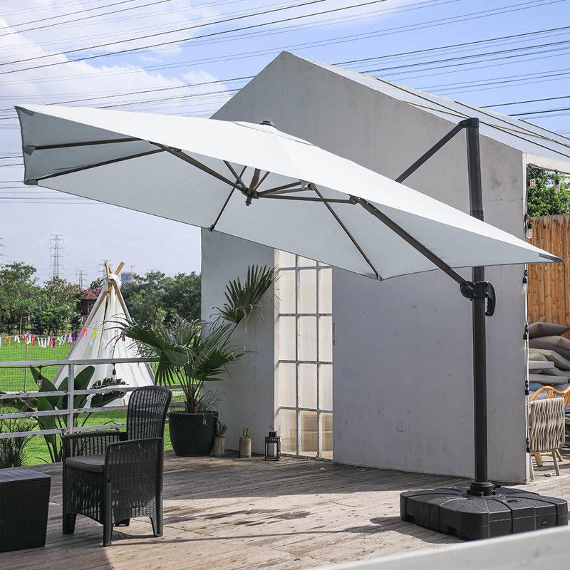 300cm Balcony Parasol, Grey
