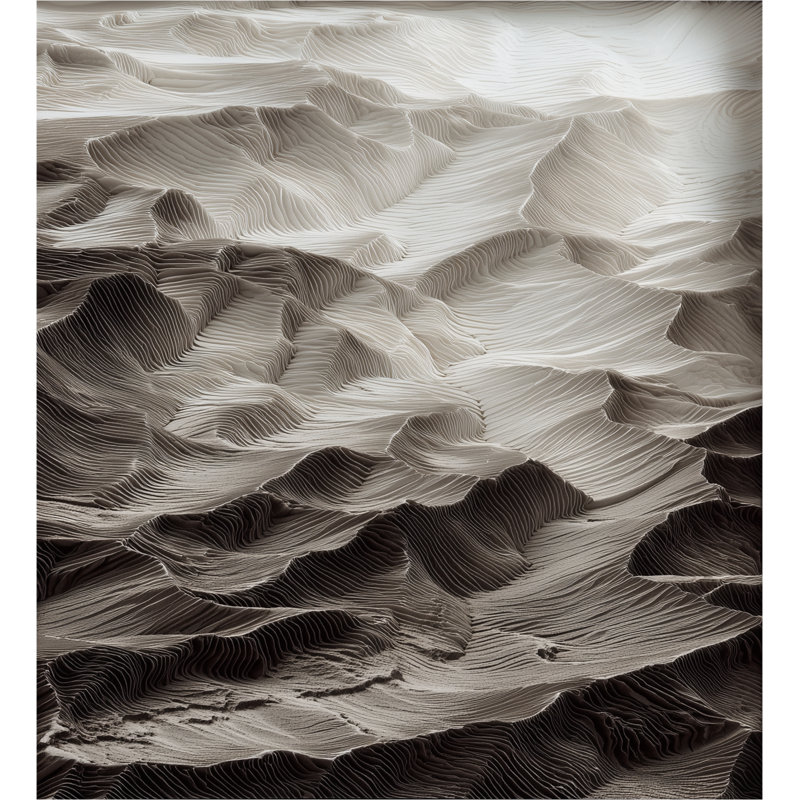 Dune, 40" H x 40" W