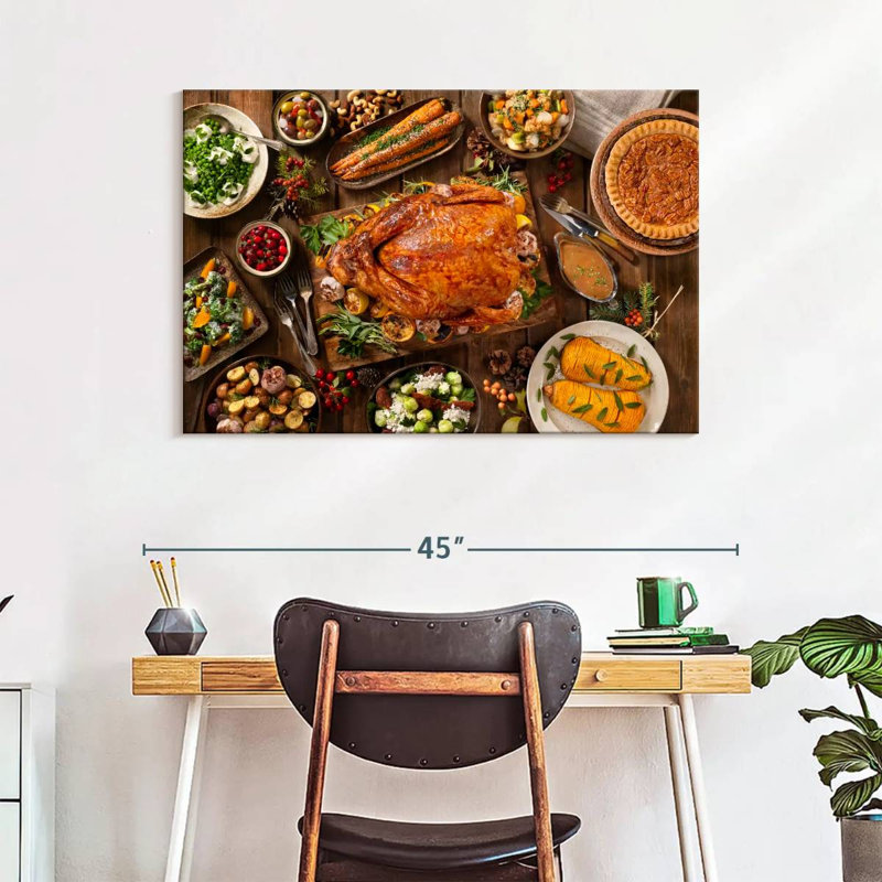 Yarlin Thanksgiving Feast, 26" H x 39" W