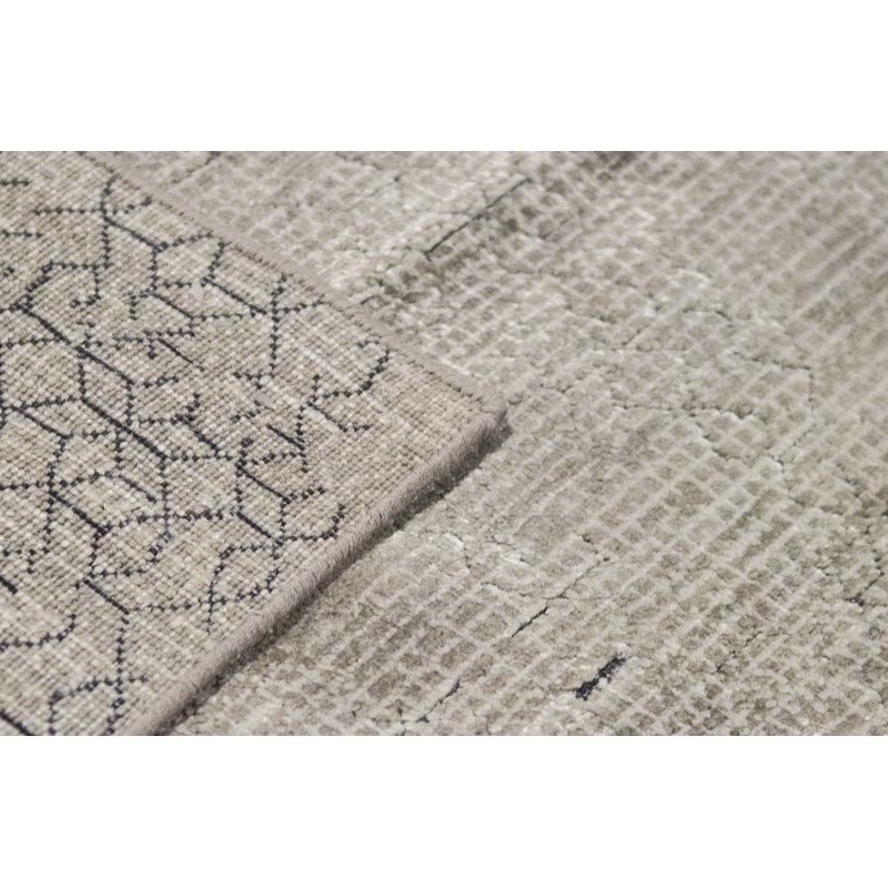 Canterbury Geometric Area Rug in Camel